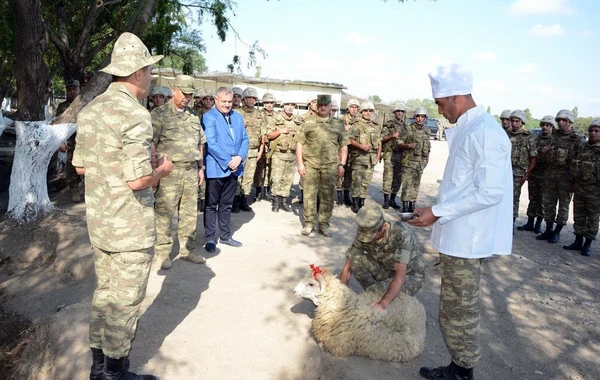 Müdafiə naziri ön cəbhəyə gedib - VİDEO