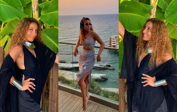 Kiprdə dincələn Günay İbrahimli gecə paylaşımı ilə heyran etdi - FOTO