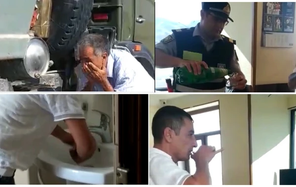 Azərbaycanda yol polisindən gözəl addım: Sərin su, qısamüddətli istirahət... - VİDEO