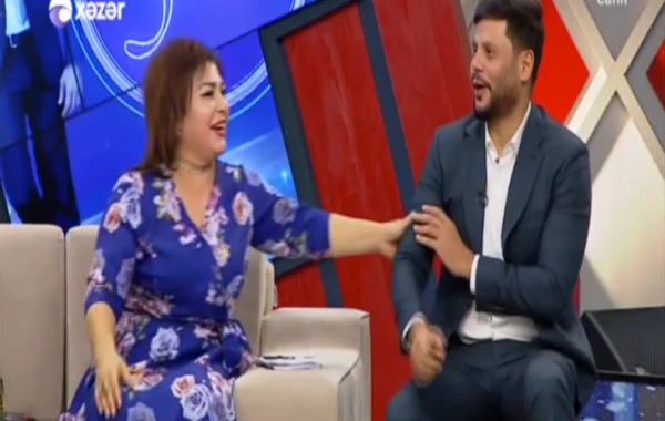 "Ayə, qolun nə möhkəmdir" - Telli Borçalı canlı yayımda Zaur Kamalla bunu da etdi - VİDEO