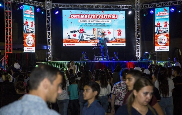 “Optimal Yay Festivalı”-nın 8-ci böyük konserti Gəncə şəhərində keçirildi