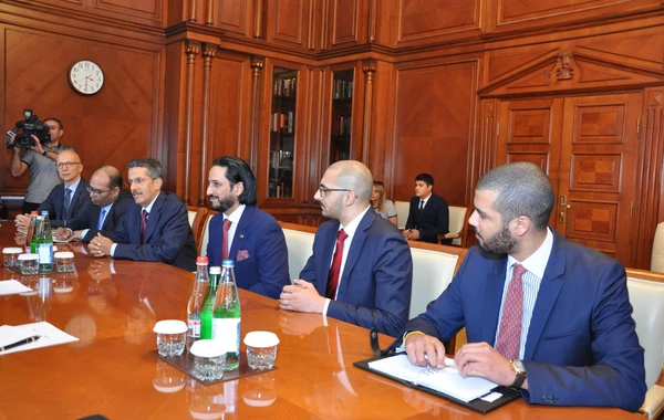 Baş nazir səudiyyəli iş adamlarını qəbul edib - FOTO