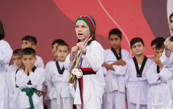 Leyla Əliyeva Üzüm və Şərab Festivalında - FOTO