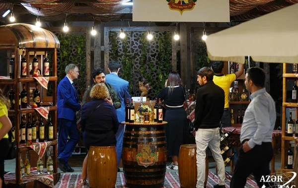 Leyla Əliyeva Üzüm və Şərab Festivalında - FOTO