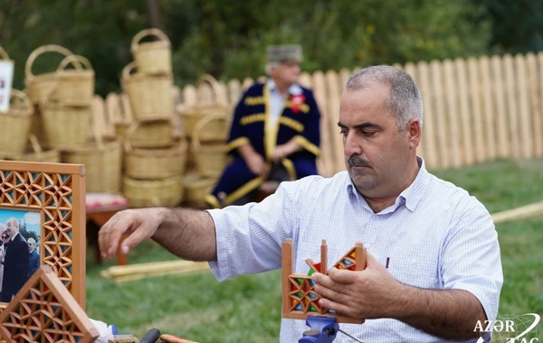 Leyla Əliyeva Üzüm və Şərab Festivalında - FOTO