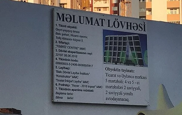 В Баку появится новый молл - ФОТО