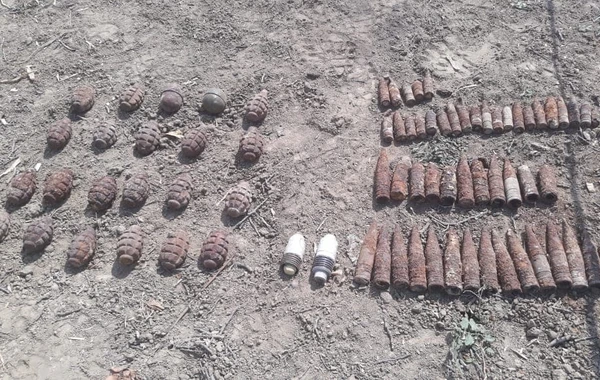 Azərbaycanda Qızıl Orduya məxsus partlamamış hərbi sursatlar tapıldı - FOTO