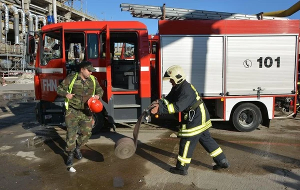 Bakıda yaşayış binasında yanğın olub