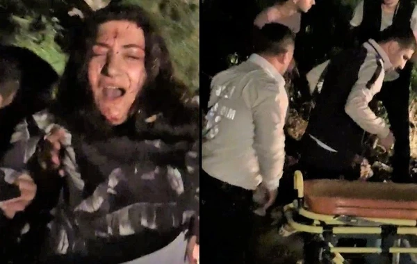 İstanbul-Bakı avtobusunun qəzadan sonrakı DƏHŞƏTLİ GÖRÜNTÜLƏRİ - VİDEO