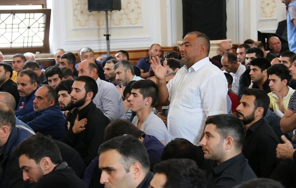 Hacı Cavad məscidində Aşura mərasimi - FOTO