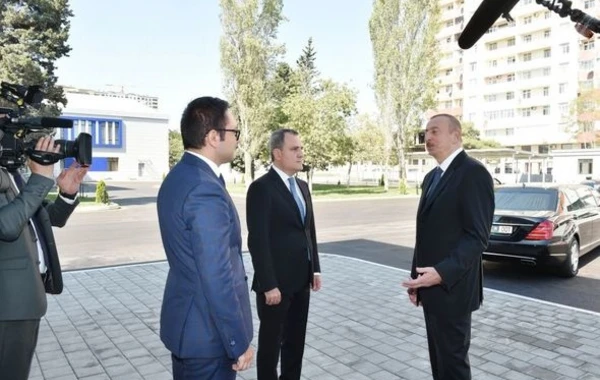 Президент на открытии Бакинского центра профессионального образования - ФОТО