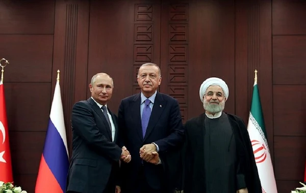 Ərdoğan, Putin və Ruhaninin Ankara görüşündə razılıq əldə olundu - FOTOLAR