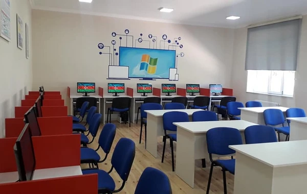 Təhsil naziri Basqal qəsəbəsində orta məktəbin açılışında - FOTO