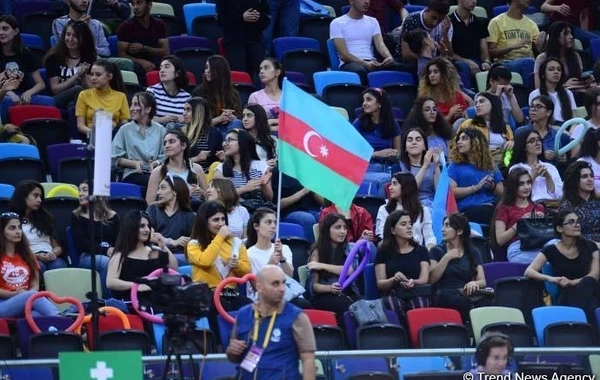 В Баку проходят финалы 37-го Чемпионата мира по художественной гимнастике - ФОТО