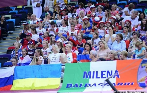 В Баку проходят финалы 37-го Чемпионата мира по художественной гимнастике - ФОТО