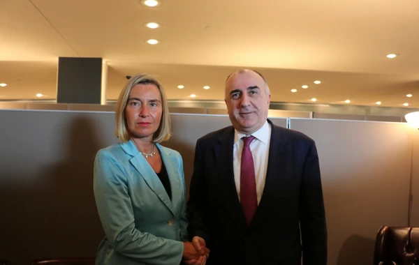 Elmar Məmmədyarov Moqerini ilə Dağlıq Qarabağ münaqişəsini müzakirə edib