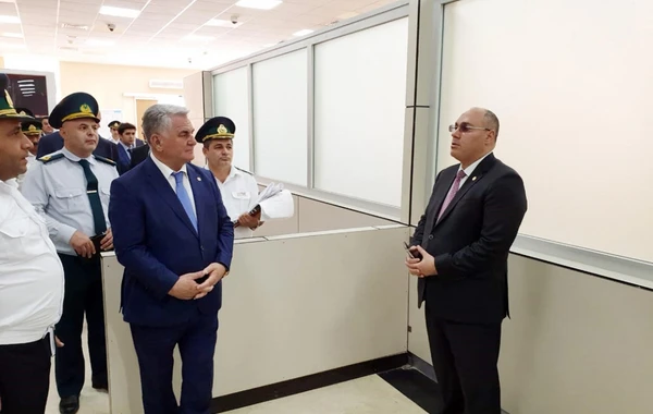 DGK sədri Biləsuvar gömrük postunda olub - FOTO