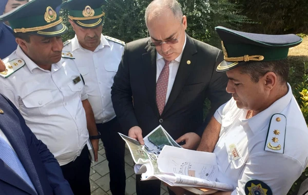 DGK sədri Biləsuvar gömrük postunda olub - FOTO