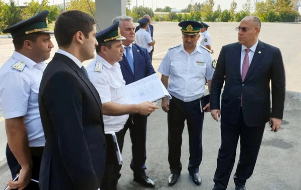 DGK sədri Biləsuvar gömrük postunda olub - FOTO