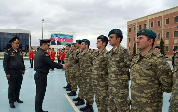 Almaniyada təlimdə olan hərbçilərimiz Bakıya qayıdıb - FOTO