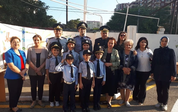 Yol polisi uşaqlar üçün yarış təşkil edib - FOTO
