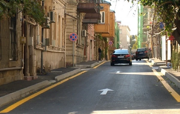 Bakının Zərgərpalan küçəsində təmir işləri başa çatıb