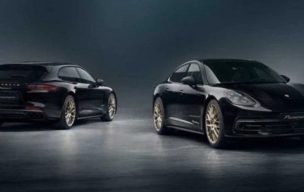 Porsche Panamera получила "золотую" версию в честь своего 10-летия - ФОТО