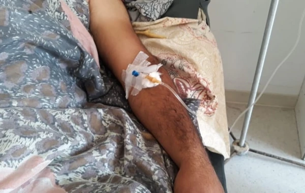 Qonaq getdiyi evdə ilan sancdı - FOTO