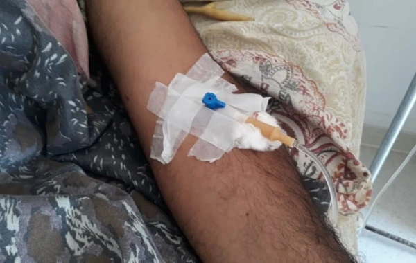 Qonaq getdiyi evdə ilan sancdı - FOTO