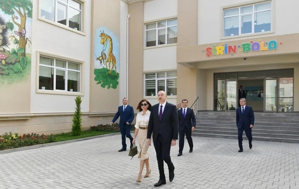 Prezident İlham Əliyev “Qobu Park-2” yaşayış kompleksinin açılışında - FOTO