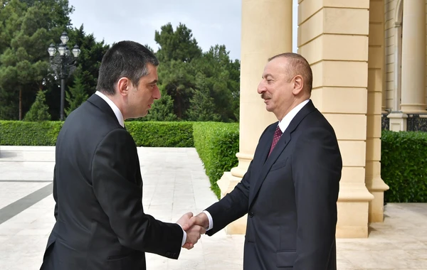 Президент Ильхам Алиев принял премьер-министра Грузии - ФОТО