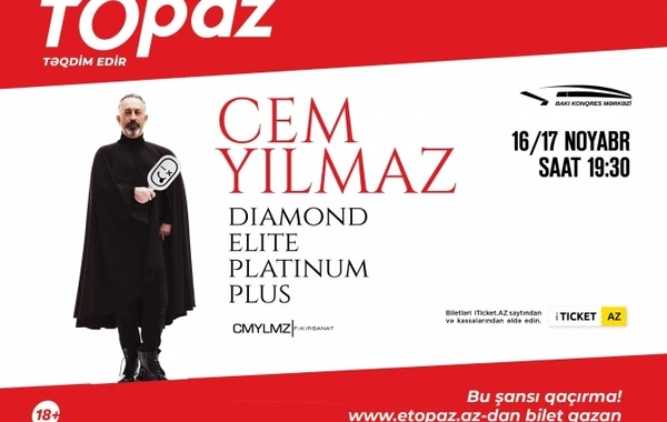 Cem Yılmaz Bakıda çıxış edəcək (18+) - FOTO