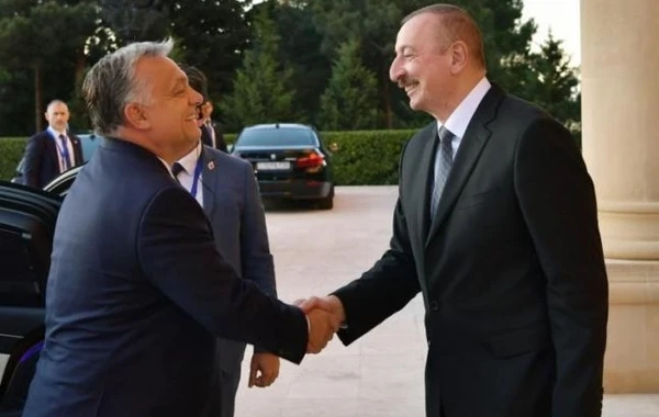 Президент Азербайджана встретился с премьер-министром Венгрии - ФОТО
