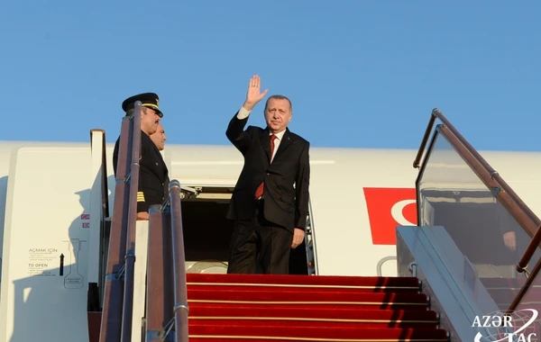 Prezident Rəcəb Tayyib Ərdoğanın Azərbaycana səfəri başa çatıb