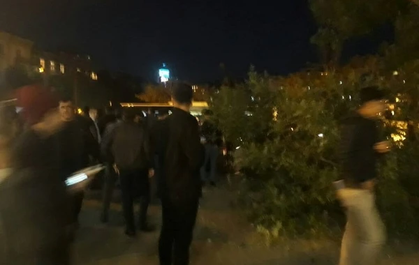 В Баку сломавшиеся ветки дерева упали сразу на трех женщин - ФОТО