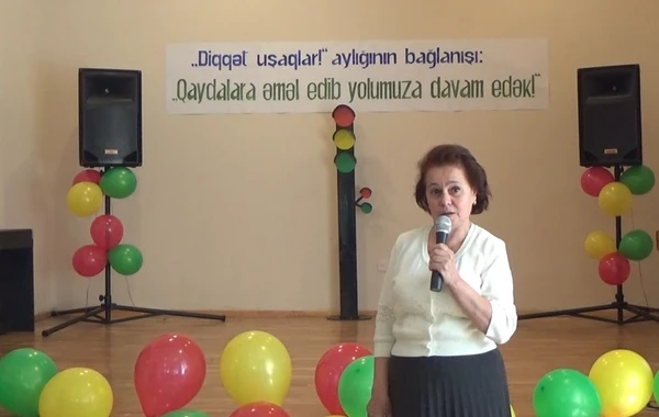 Yol polisi “Diqqət uşaqlar!” adlı təhlükəsizlik aylığına yekun vurdu - FOTO