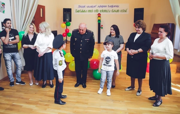 Yol polisi “Diqqət uşaqlar!” adlı təhlükəsizlik aylığına yekun vurdu - FOTO