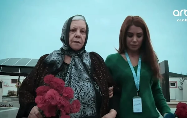 Anar Nağılbazın anasının ürək dağlayan görüntüləri - VİDEO