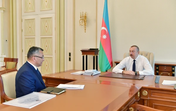 Prezident İlham Əliyev Rövşən Rzayevi qəbul etdi - FOTO