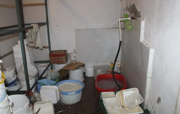 "İvanovka" adı altında süd məhsulları istehsal edən sex bağlandı - FOTO