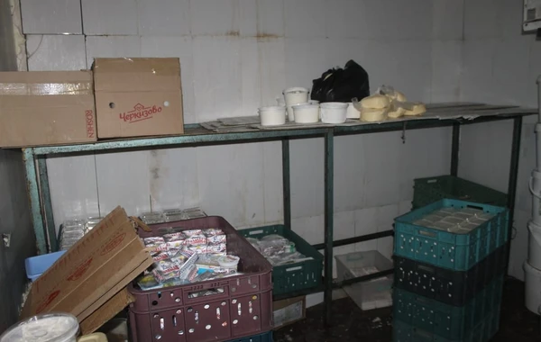 "İvanovka" adı altında süd məhsulları istehsal edən sex bağlandı - FOTO