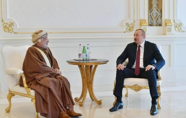 Президент Азербайджана принял председателя Государственного совета Омана - ФОТО