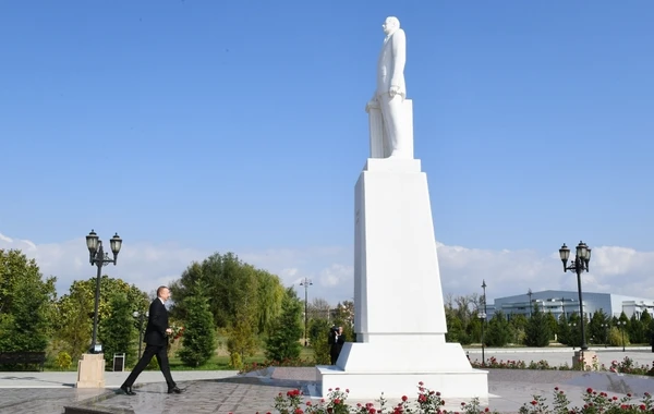 İlham Əliyev Ağdaşa səfər edib