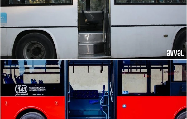 Yeni gətirilən avtobuslar xəttə buraxılıb - FOTO