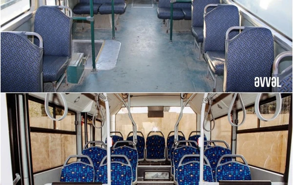Yeni gətirilən avtobuslar xəttə buraxılıb - FOTO