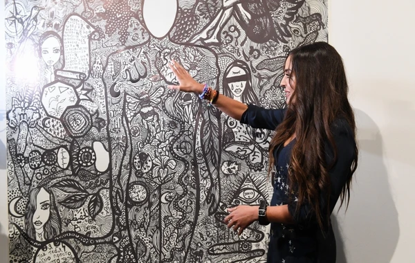 Leyla Əliyevanın əsəri VIII Moskva Beynəlxalq Müasir İncəsənət Biennalesində təqdim olunub - FOTO