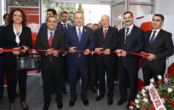 “Ziraat Bank Azərbaycan” ASC-nin 4-cü filialını Türkiyənin Xarici İşlər Naziri Mevlüt Çavuşoğlu Sumqayıtda açdı!