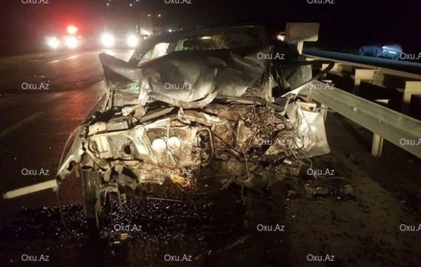 Bakı - Quba yolunda dəhşətli qəza: Beş nəfər öldü - FOTO