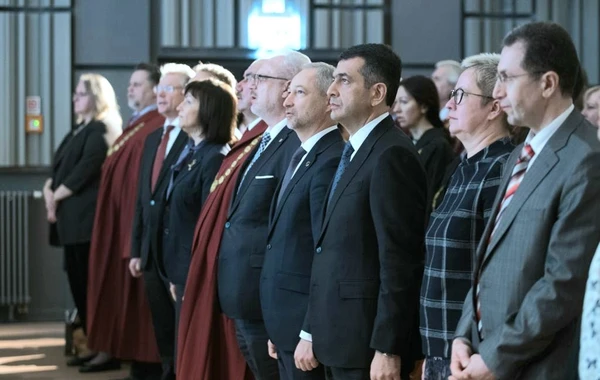 Latviya prezidenti hakim Ramin Qurbanova təşəkkür etdi