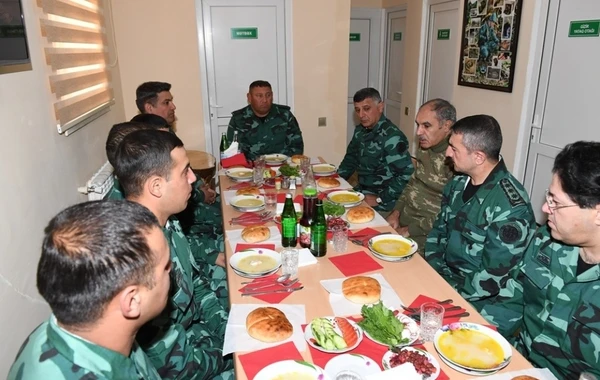 Elçin Quliyev və Xanlar Vəliyev Ermənistanla sərhədə gediblər - FOTO